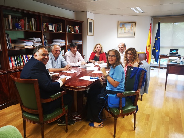 LA EJECUTIVA DE COCETA SE REUNE CON LA DIRECTORA GENERAL DE ECONOMÍA SOCIAL. MARIA ANTONIA PEREZ LEÓN